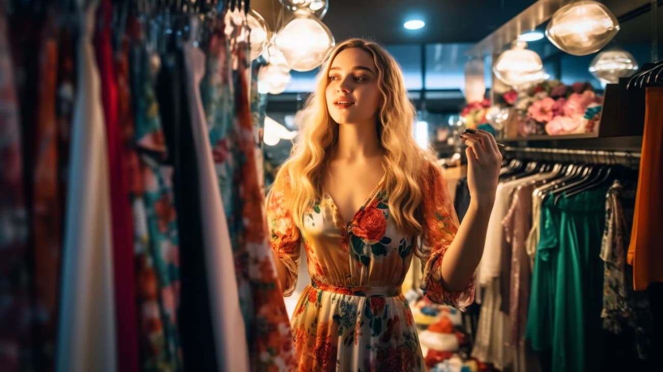 Sklep z ubraniami Sennik - marzenia o modzie