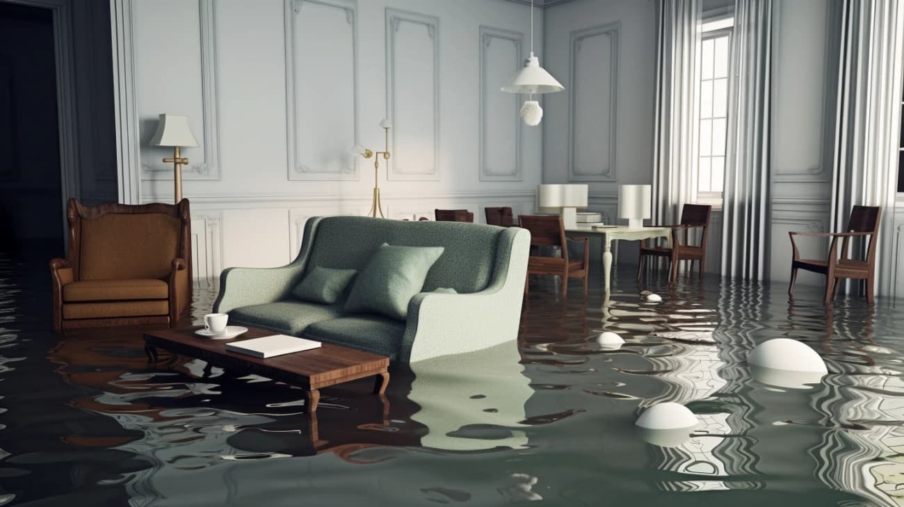 Sennik zalanie mieszkania - Zalane mieszkanie sennik