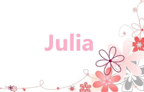 Pochodzenie imienia Julia - Julka imiennik